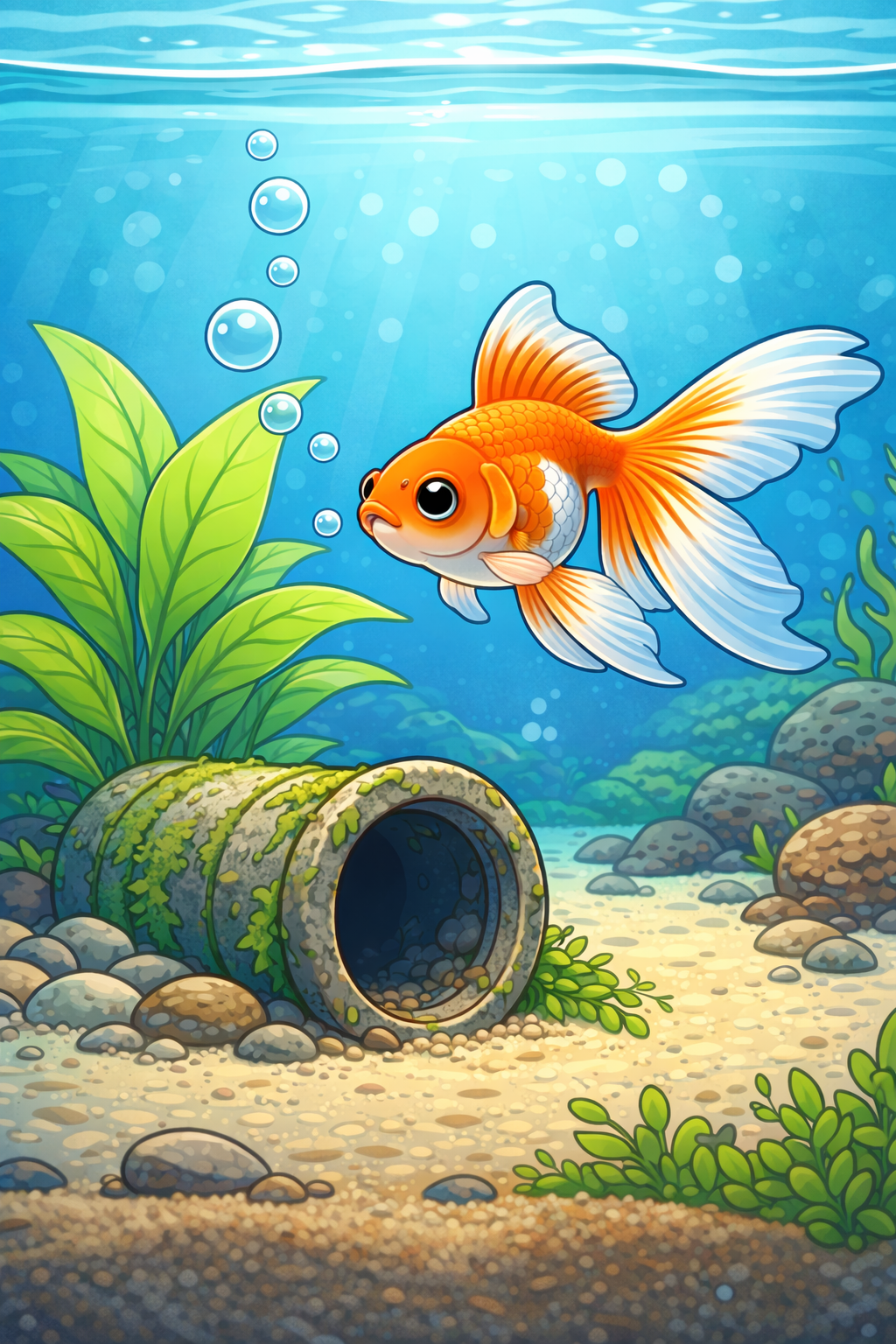 Sluierstaart goudvis